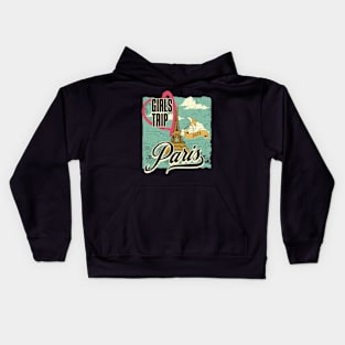 Girls Trip Paris 2024 Kids Hoodie